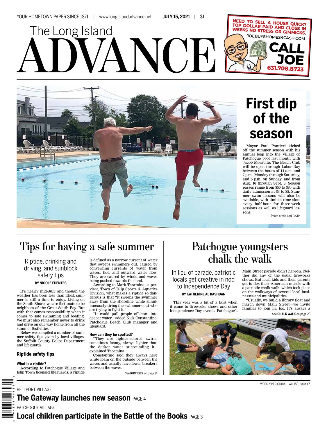 The Long Island Advance - July 15, 2021 | The Long Island Advance